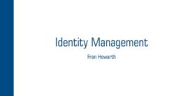 Cover for Identity Management