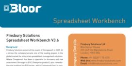 Cover for Finsbury Solutions Spreadsheet Workbench V3.6