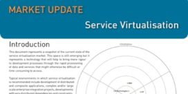 Cover for Service Virtualisation Market Update