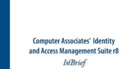 Cover for Computer Associates’ Identity and Access Management Suite r8