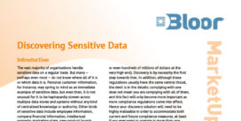 SENSITIVE DATA DISCOVERY Market Update 2022 (cover thumbnail)